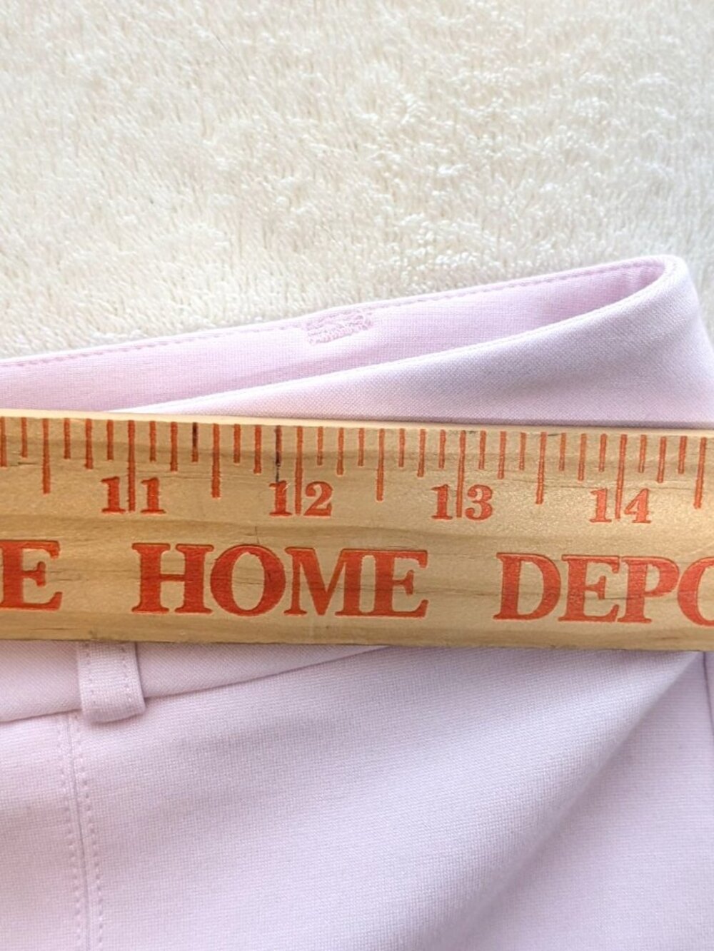 J McLaughlin Petal Pink Deanne Straight Split Hem Stretch Pants Size 2 - Picture 7 of 12